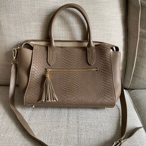 Grace Satchel in Stone - Gigi New York